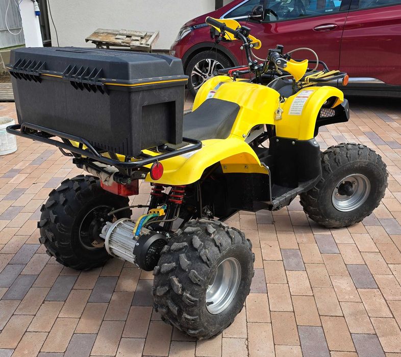 Електроквадроцикл 1.5 кВт, 72В 60Аh, 96000грн., новий акумул-р Lifepo4