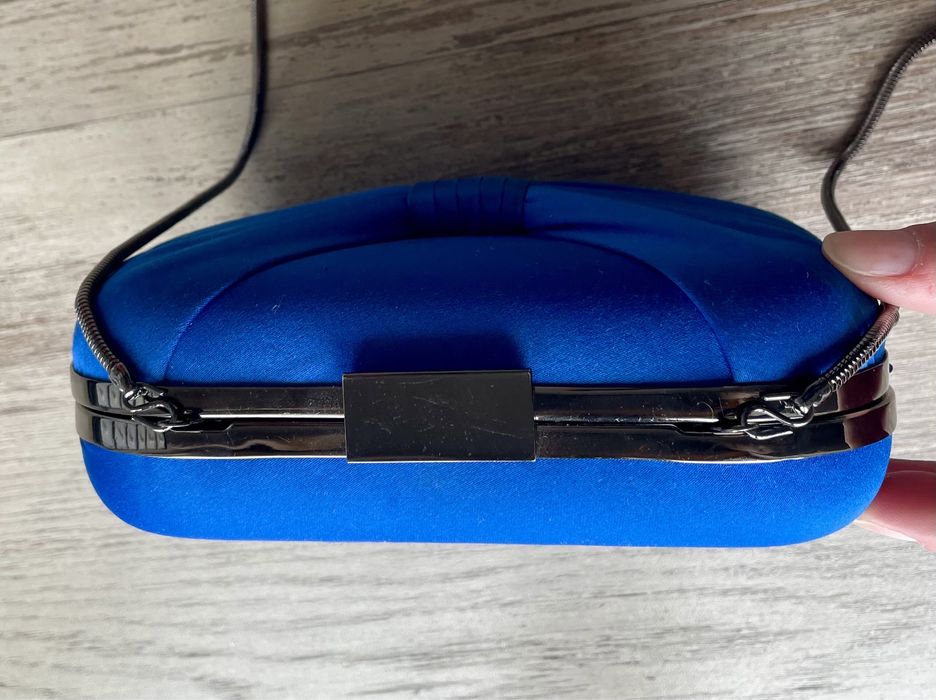 Bolsa clutch azul