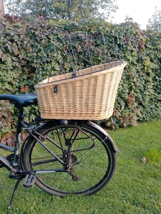 Kosz rowerowy na bagażnik dla psa