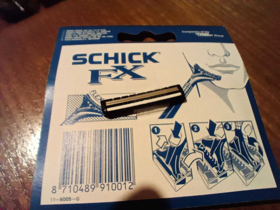 SCHICK FX giletes para desfazer barba antigas, recargas novas