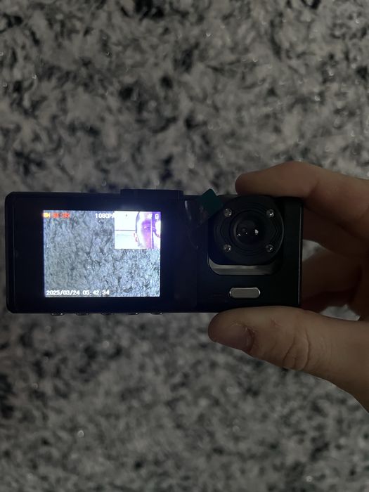 Відеореєстратор автомобільний з двома камерами +microSD