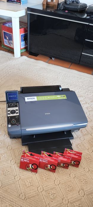 Impressora Epson DX8400 c/ Oferta de 4 tinteiros Pretos