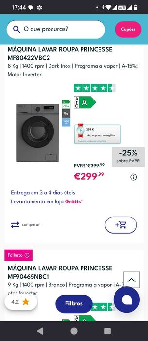 Maquina roupa - com garantia