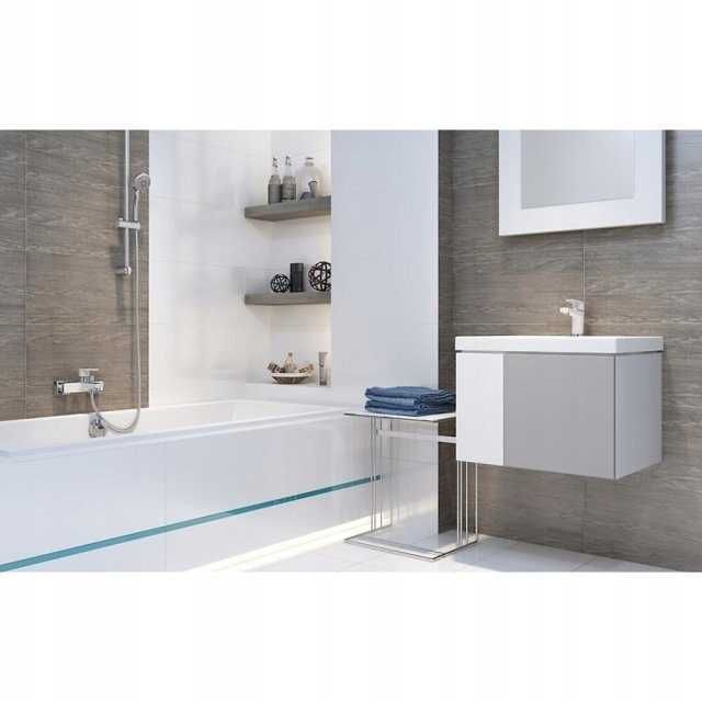 Bateria łazienkowa Cersanit Solution Mille White chrom S951-008
