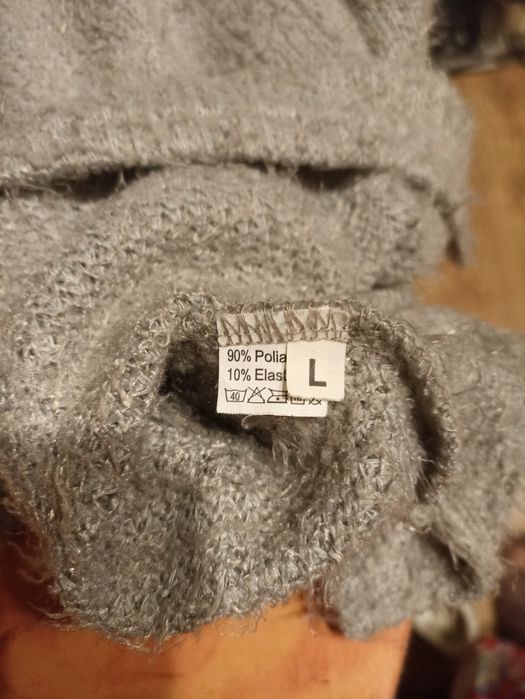 Sweter damski szary r  L