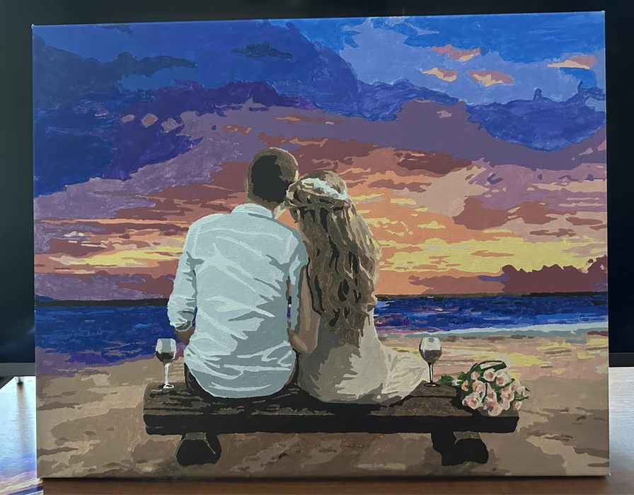 Готова картина по номерах