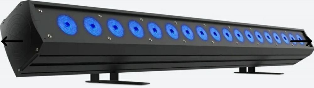 Barra Led 200W RGBWAUV – Barra LED 18×18W 6-em-1 • NOVA Custóias, Leça ...