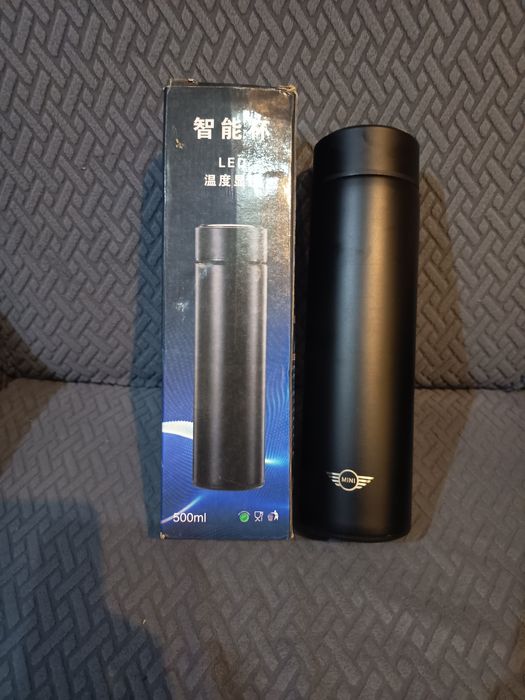 Garrafa térmica inteligente de 500 ml com display LED de temperatura da Mini