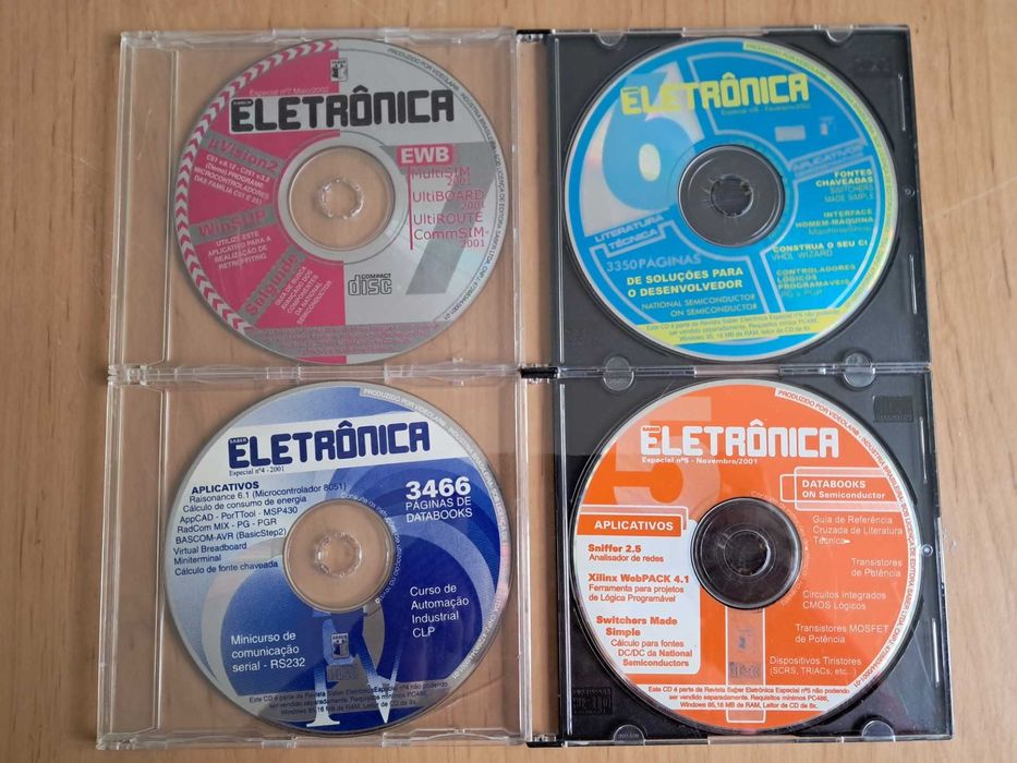 CD-ROMs sobre electrónica
