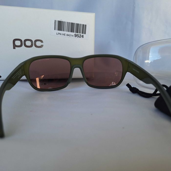 Okulary Sportowe Poc Define Epidote Green Translucent/Clarity Silver