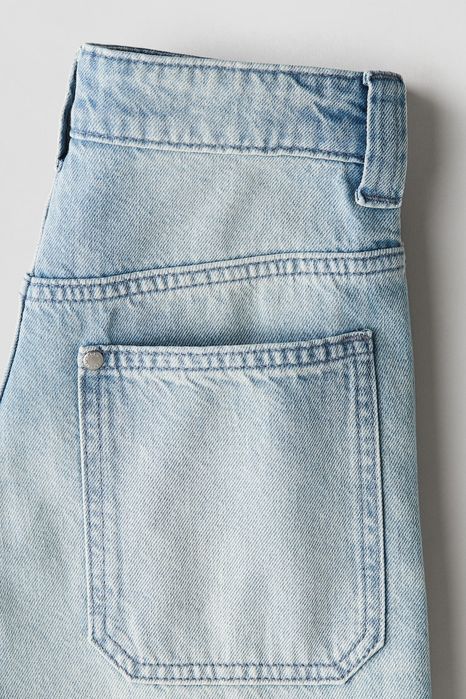 Dżinsy Loose Fit Straight Leg H&M