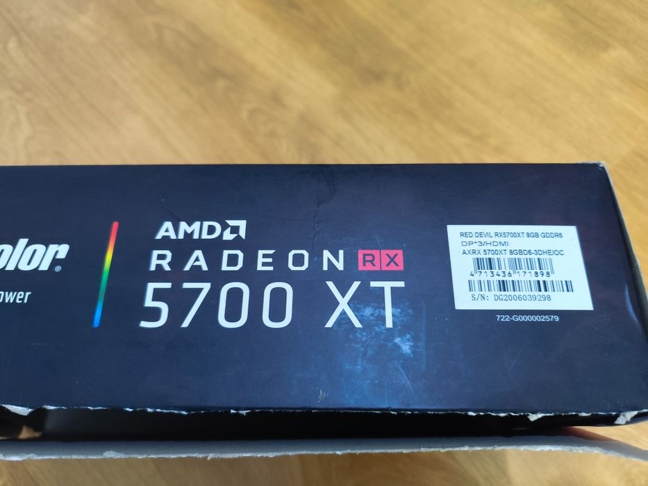 Gráfica AMD GPU Radeon 5700 XT OC
