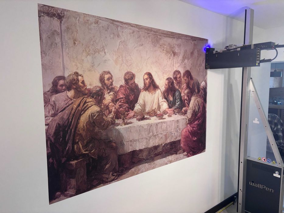 Pomalowani Profesjonalny druk na ścianach, druk ścienny murale grafiki