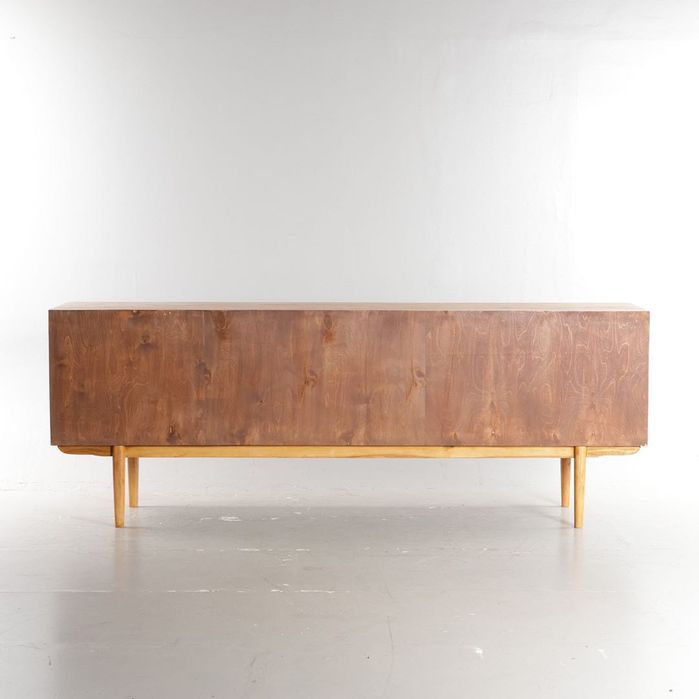 Sideboard | szafka RTV | komoda niska dębowa - Dania lata 90/00