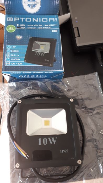 Projetor LED 10w luz fria IP65