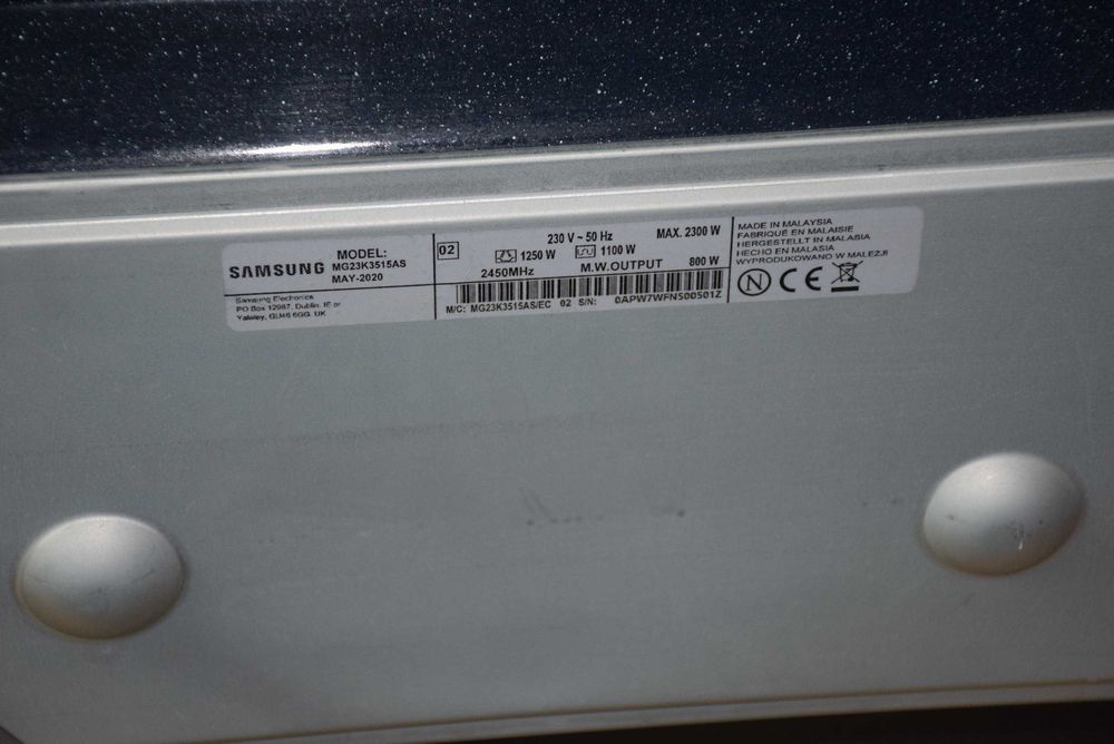Microondas Samsung MG23K3515AS