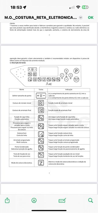 Maquina custura jack a4 semi nova NEGOCIAVEL