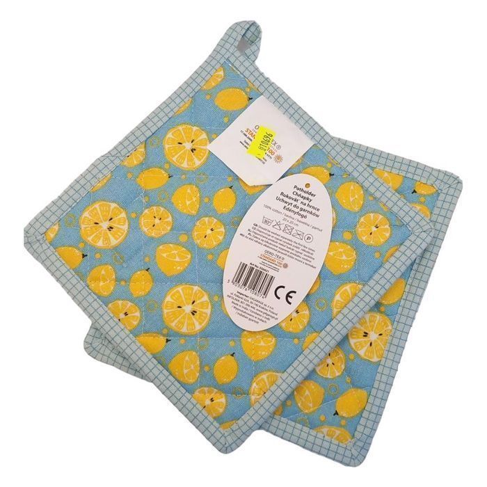 Uchwyt do Garnków Podkładka 20x20 2szt Cytryna