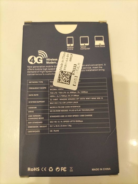 Router Modem 4g LTE wifi bez simlocka