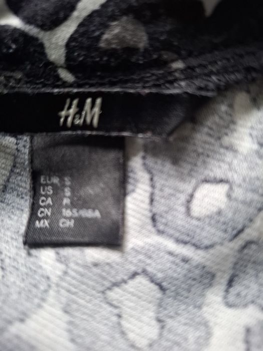 Sukienka mini H&M panterka roxm. S