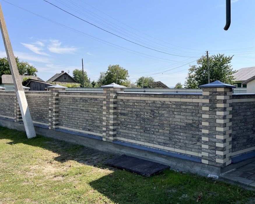 Облицювальна цегла від виробника BRICKLAND для парканів, альтанок, будинків. Доставка + Монтаж