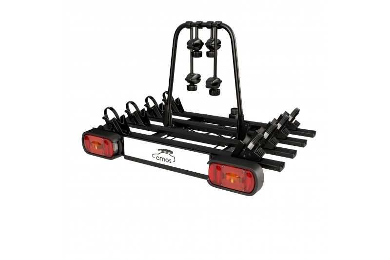 Bagażnik rowerowy Platforma rowerowa na hak 4 rower Amos Giro 4 7P BLC