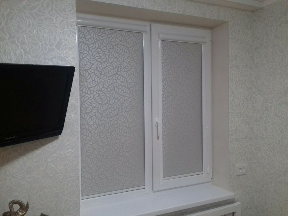 Тканевые ролеты. Рулонные шторы ДЕНЬ - НОЧЬ.