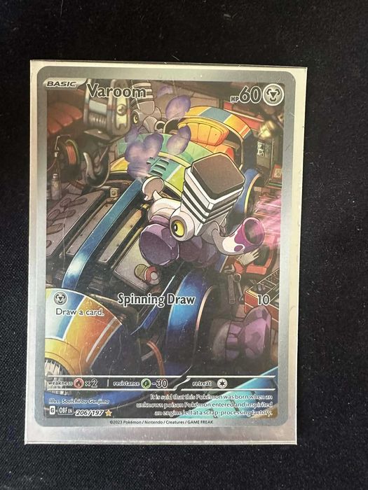 Orginalna Karta Pokemon Varoom Holo