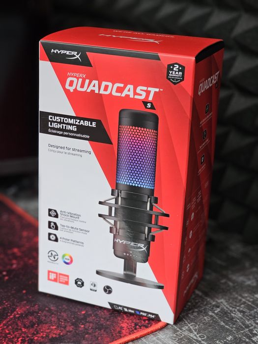 Мікрофон HyperX Quadcast s