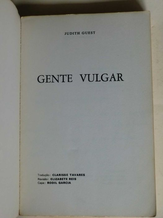 Gente Vulgar
de Judith Guest