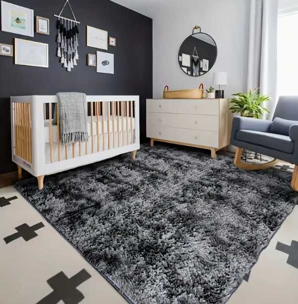 Tapete de Quarto Cinzento