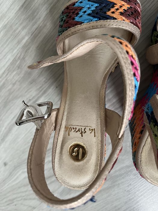 La Strada buty na koturnie rozmiar 38