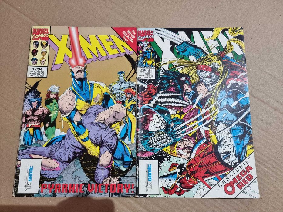 Komiksy XMen 12/1994r i 3/1995r