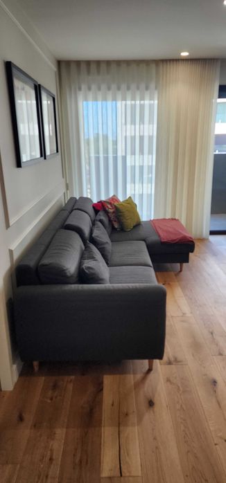 Sofá 3 lugares com chaise