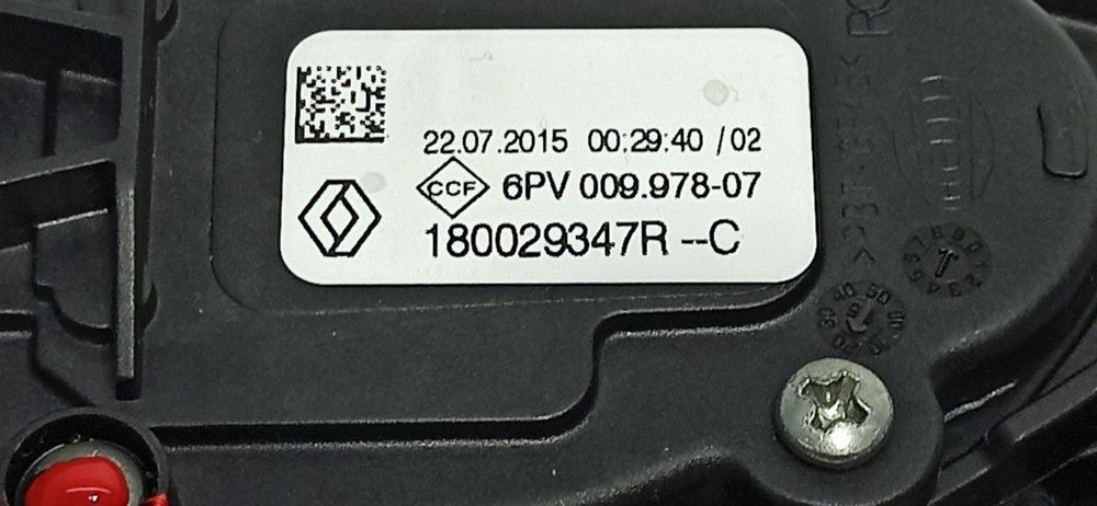 POTENCIÓMETRO PEDAL ACELERADOR RENAULT CAPTUR ZEN