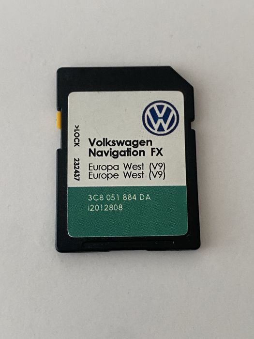 Навігаційна карти Volksvagen, SD карта навигации Volksvagen