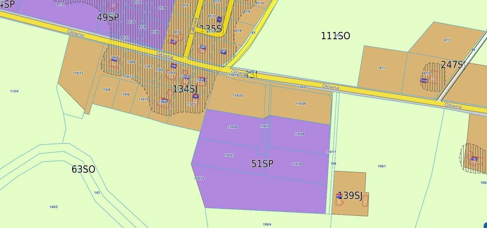 Działka Budowlana Usługowo Mieszkaniowa w Kolinczu duża 3139 m² - Widok 4