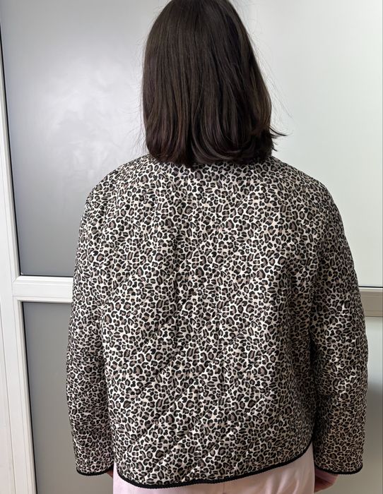 Marc Cain - Двостороння стьобана куртка з принтом