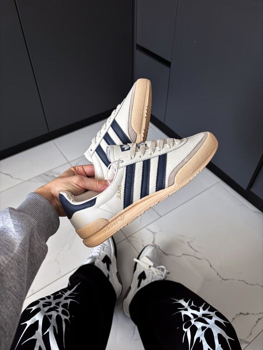 Кросівки Кроссовки Adidas Jeans Beige Blue Бежевый Бежевий Кросовки демісезон