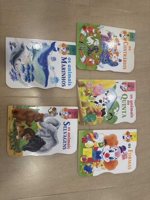 Coleção Infantil Pili – 5 Livros Educativos em Cartão Rígido