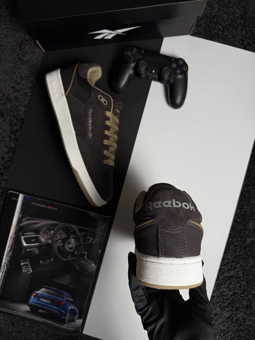 Чоловічі кросівки рібок Reebok Club C Brown White [41-46]