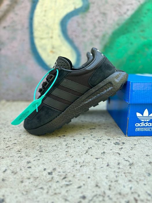 Чоловічі кросівки, мужские кроссовки Adidas Retropy E5 Black White