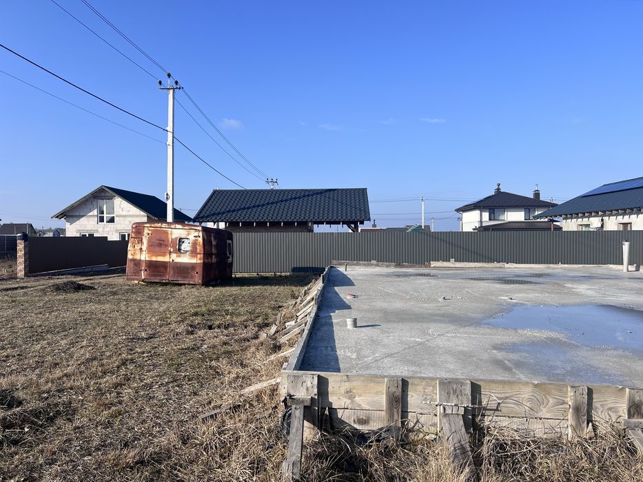 Земельна ділянка з фундаментом + 15 кВт 0,06га с/т «Калинове» Бобриця