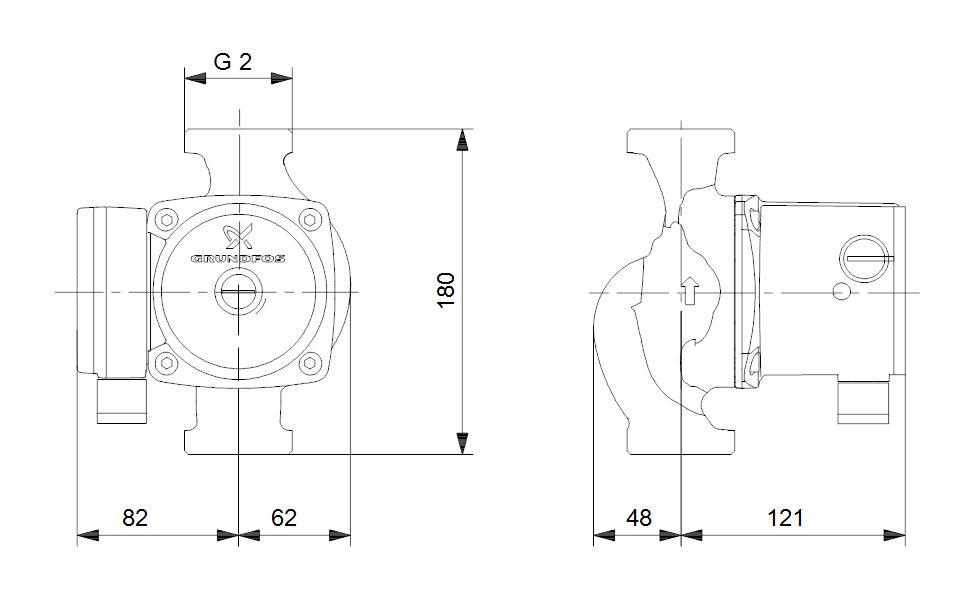 pompa lfp leszno 32por80c (ups 32-80 rozstaw 180)+gwarancja
