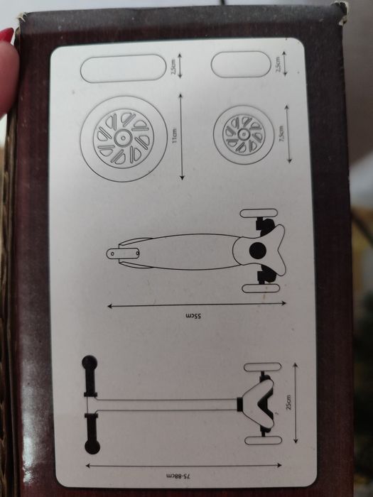 Легкий дитячий самокат Profilite SCOOTER SMALL . Для дитини до 110 см