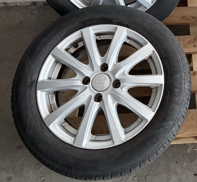 Felgi aluminiowe 15 / opony letnie - stan B. DOBRY