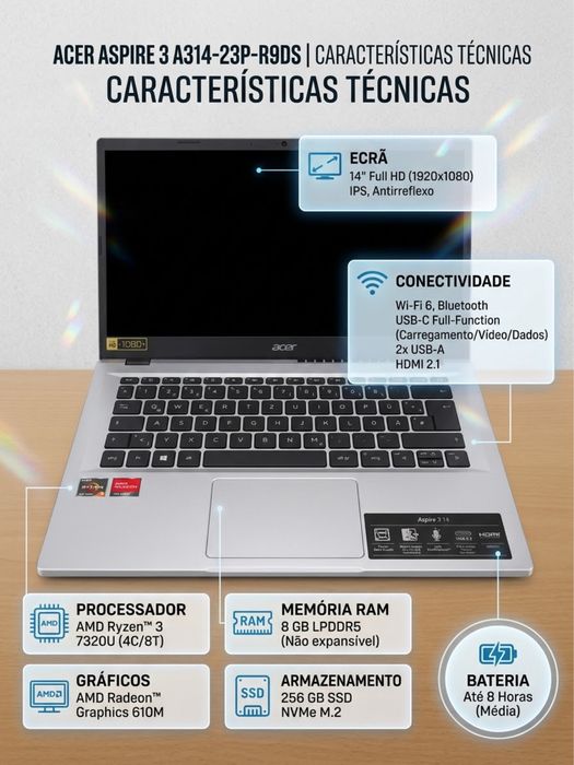 Portatil ACER Aspire