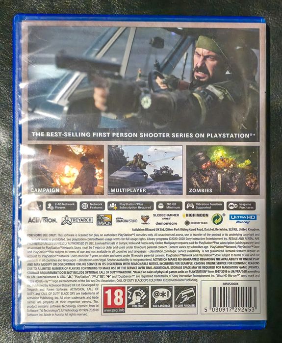 Call of Duty Cold War PS5 dubbing pl