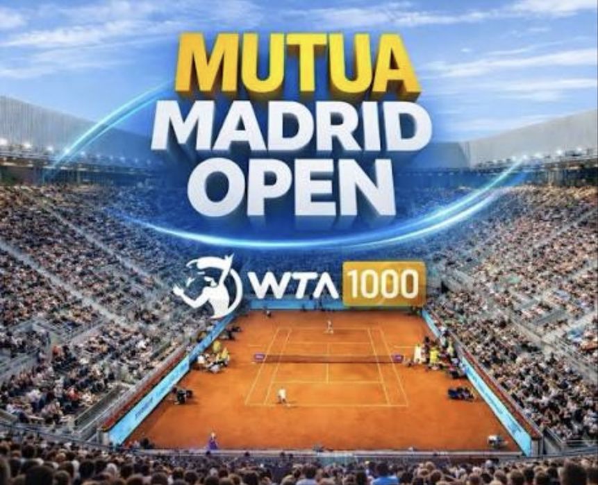 4 bilhetes para a final feminina do masters 1000 madrid dia 2 maio