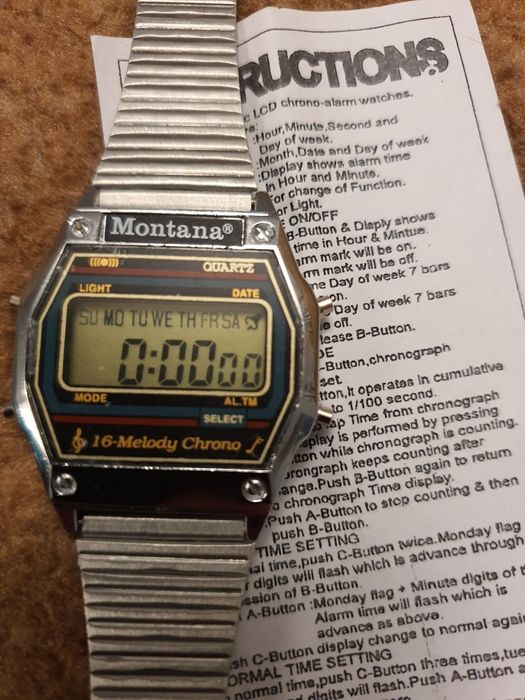 Zegarek męski Montana.